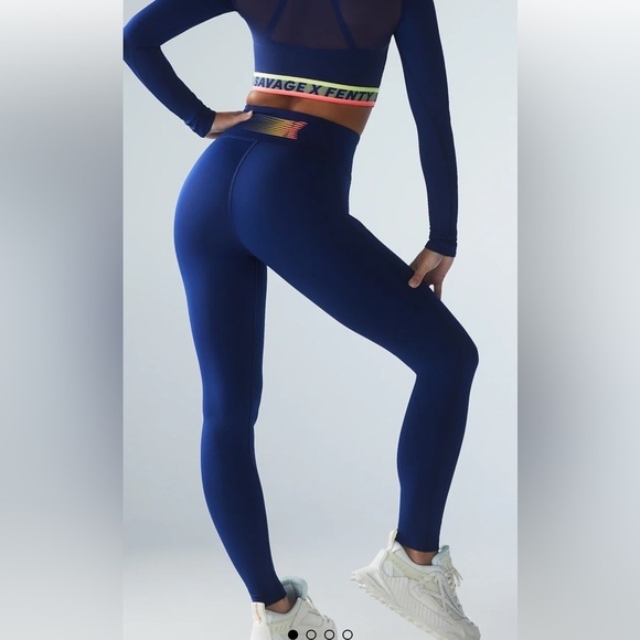 SavageX Fenty Sky-Hi Super High-Waist Pocket Indigo Legging | size 14-16 / XL - Picture 8 of 10